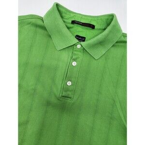 Nike Golf Polo Men's M Green Short Sleeve Tiger Woods Collection Dri-Fit Stretch